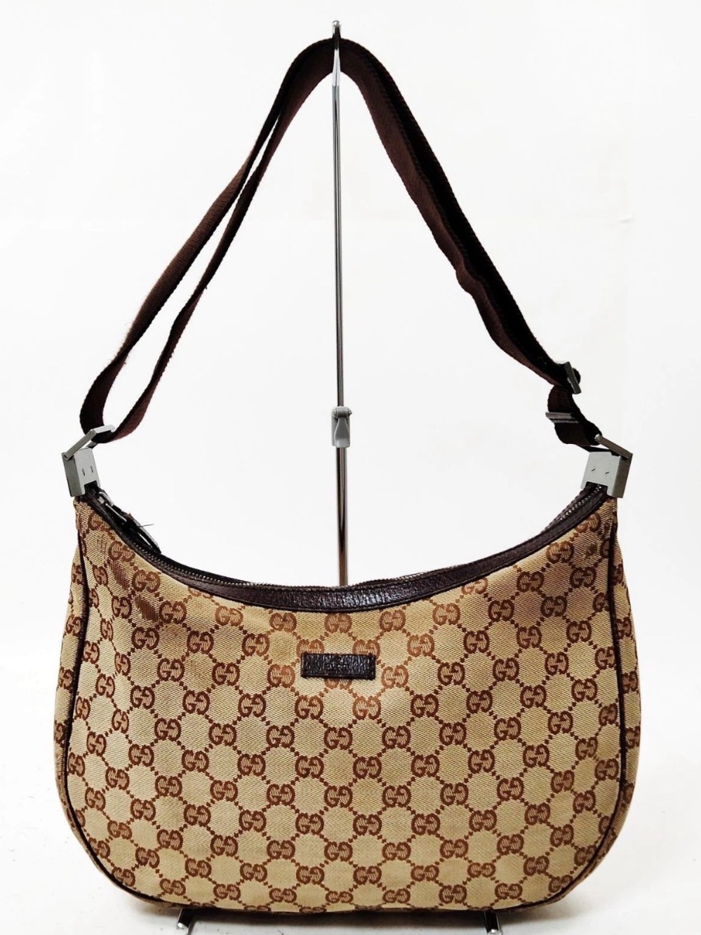 Gucci Brown GG Canvas Shoulder Bag